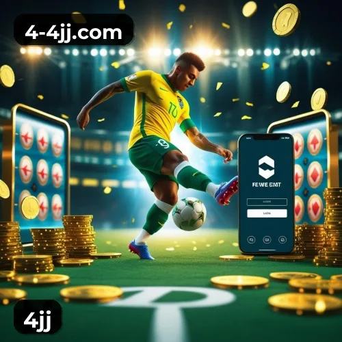 4jj App bonus area with promotional offers and PIX support